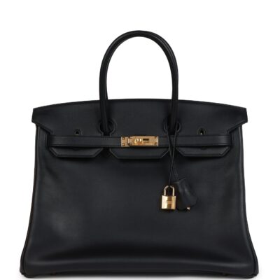 Hermes Birkin 35 Black Jonathan GHW