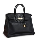 Hermes Birkin 35 Black Jonathan GHW