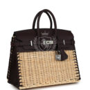 Hermes Picnic Birkin 25 Rouge Sellier Swift PHW