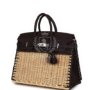 Hermes Picnic Birkin 25 Rouge Sellier Swift PHW