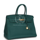 Hermes Birkin 35 Malachite Togo GHW