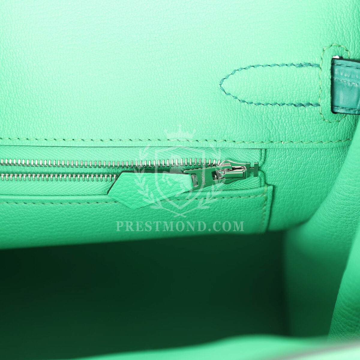 Hermes Birkin 30 Vert Comics Togo and Vert Jade Niloticus Crocodile Touch PHW — изображение 9