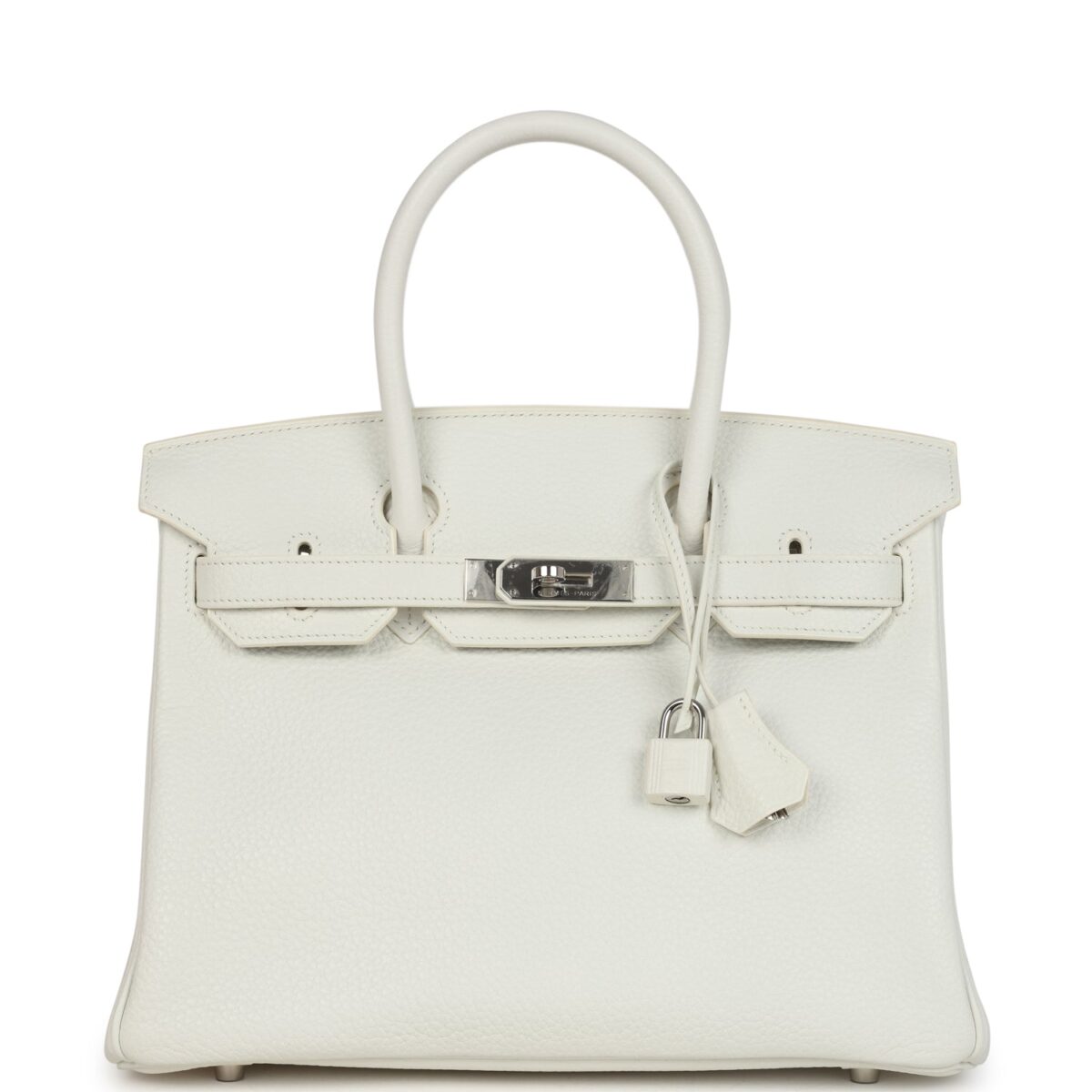 Hermes Birkin 30 White Clemence PHW
