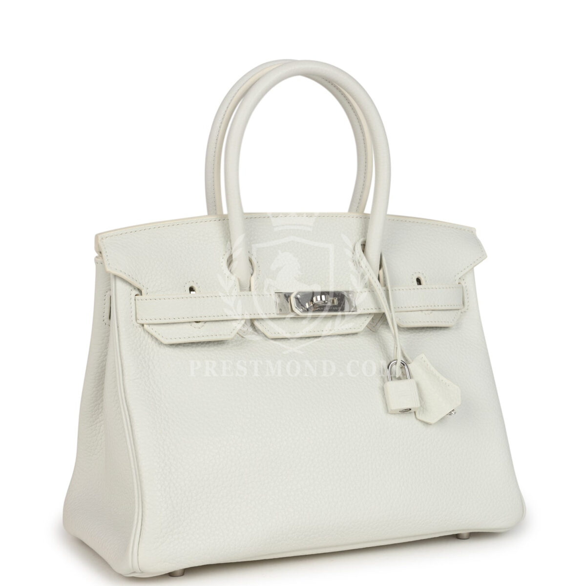 Hermes Birkin 30 White Clemence PHW — изображение 2