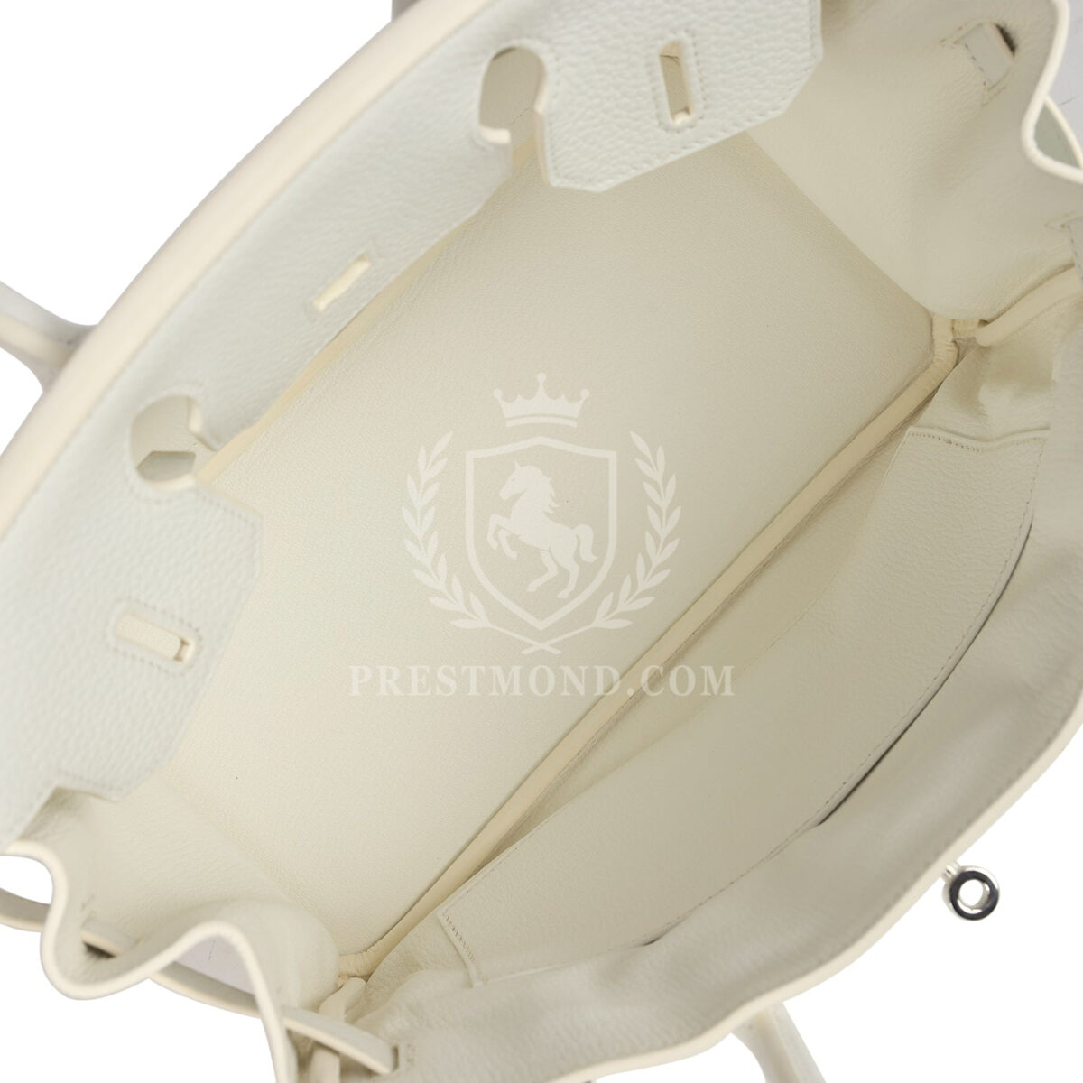Hermes Birkin 30 White Clemence PHW — изображение 8