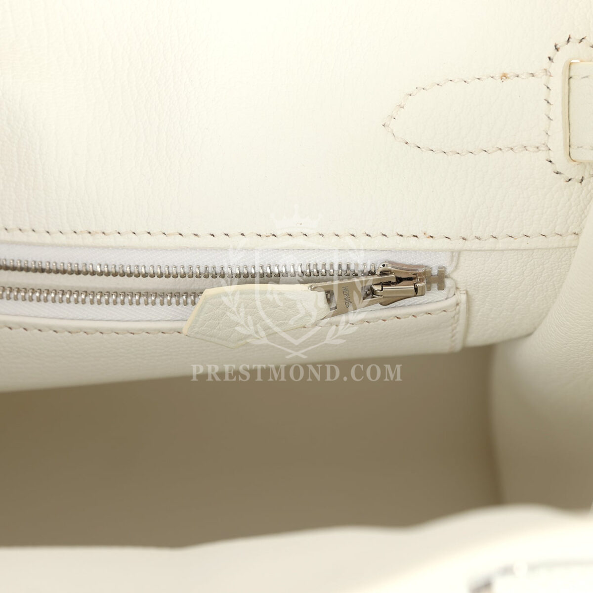 Hermes Birkin 30 White Clemence PHW — изображение 9