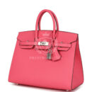 Hermes Birkin Sellier 25 Rose Azalee Epsom PHW