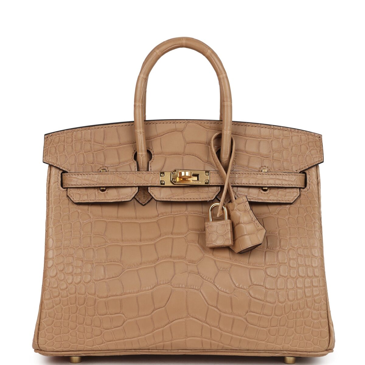 Hermes Birkin 25 Chai Matte Alligator GHW