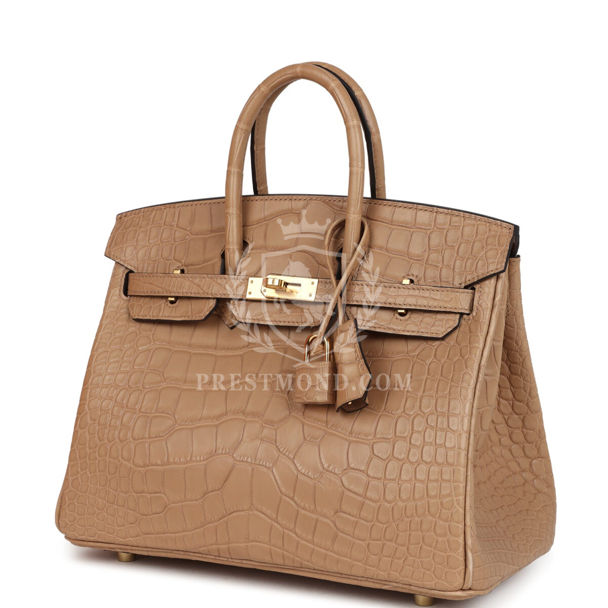Hermes Birkin 25 Chai Matte Alligator GHW — изображение 5