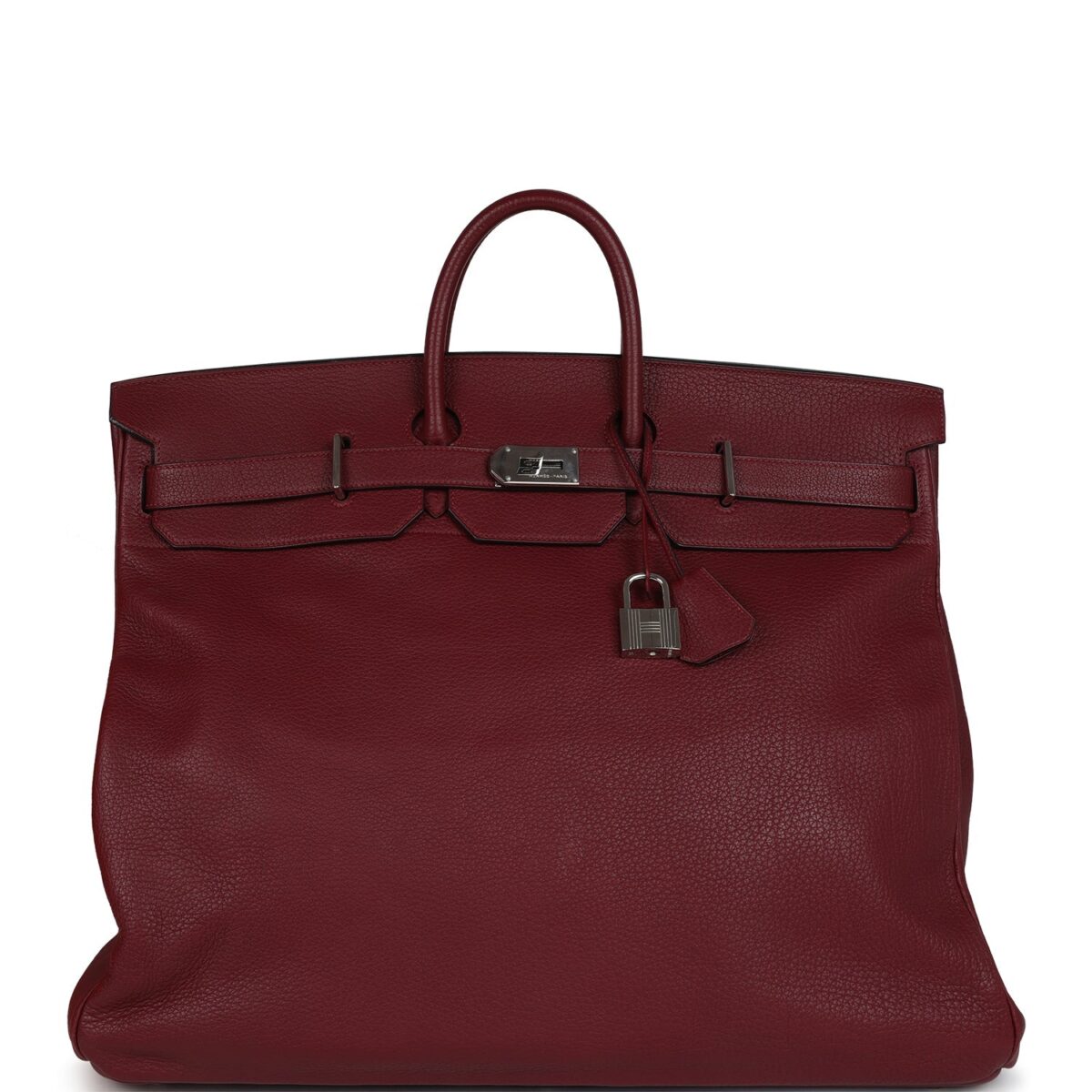Vintage Hermes Birkin HAC 50 Rouge H Fjord PHW
