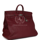 Vintage Hermes Birkin HAC 50 Rouge H Fjord PHW