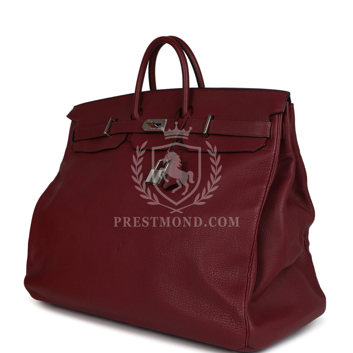 Vintage Hermes Birkin HAC 50 Rouge H Fjord PHW — изображение 5