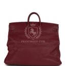 Vintage Hermes Birkin HAC 50 Rouge H Fjord PHW