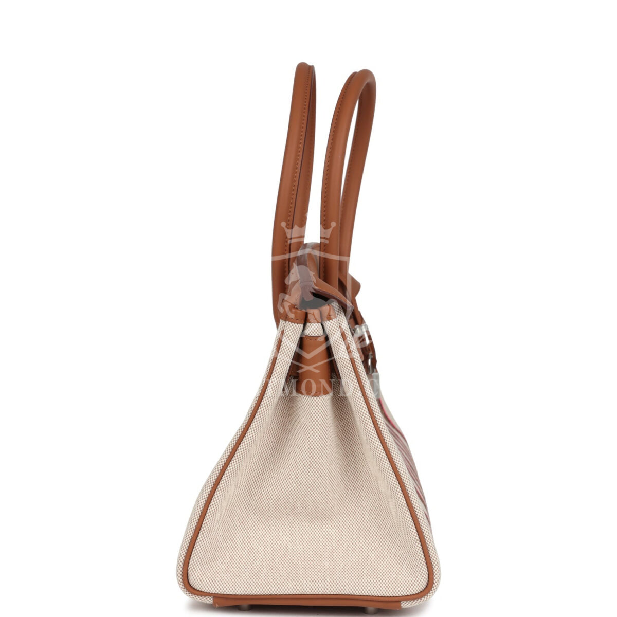 Hermes Shoulder Birkin Light 39 Multicolor Toile and Gold Swift PHW — изображение 3