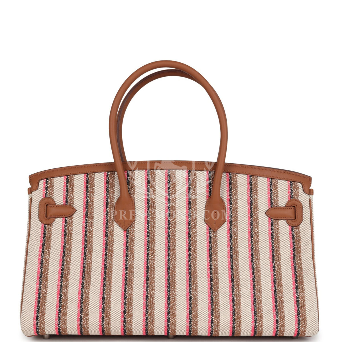 Hermes Shoulder Birkin Light 39 Multicolor Toile and Gold Swift PHW — изображение 4