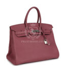 Hermes Birkin 35 Bois De Rose Fjord PHW