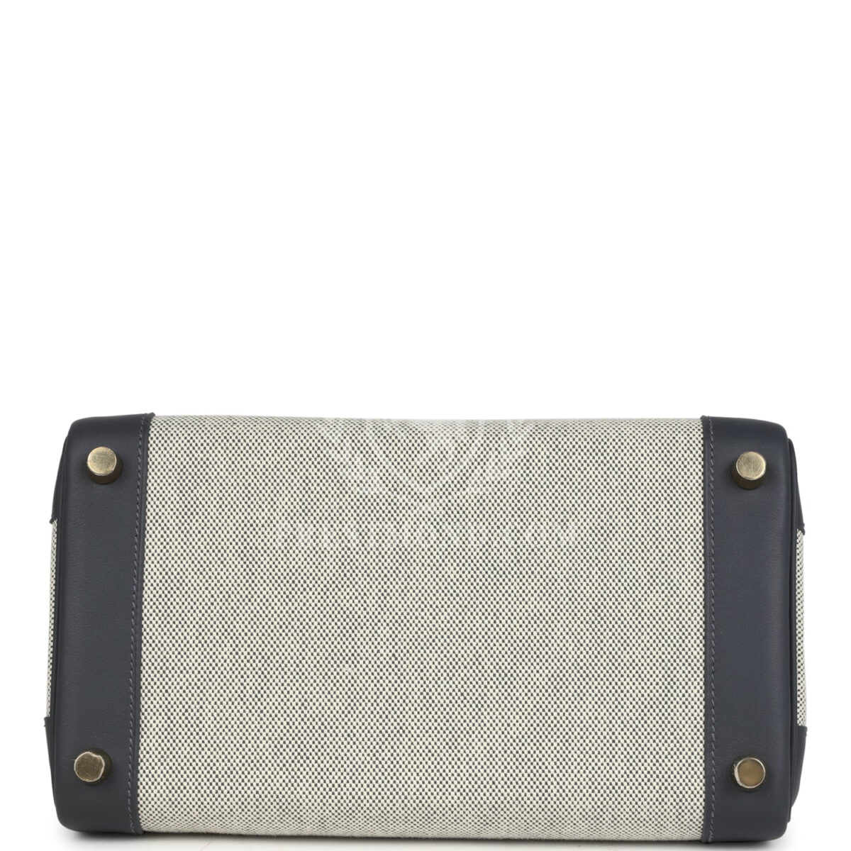 Hermes Birkin 25 Ecru and Ardoise Toile H Canvas and Ardoise Swift GHW — изображение 6
