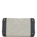 Hermes Birkin 25 Ecru and Ardoise Toile H Canvas and Ardoise Swift GHW