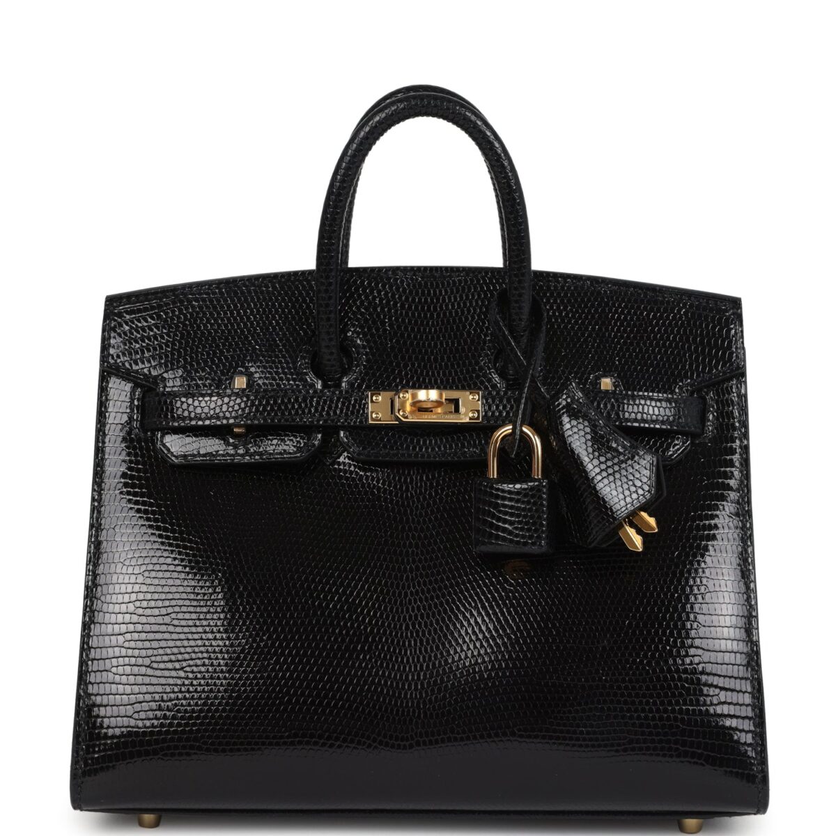 Hermes Birkin Sellier 20 Black Varanus Niloticus Lizard GHW