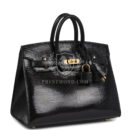 Hermes Birkin Sellier 20 Black Varanus Niloticus Lizard GHW