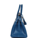 Hermes Birkin 25 Bleu Izmir Varanus Niloticus Lizard PHW