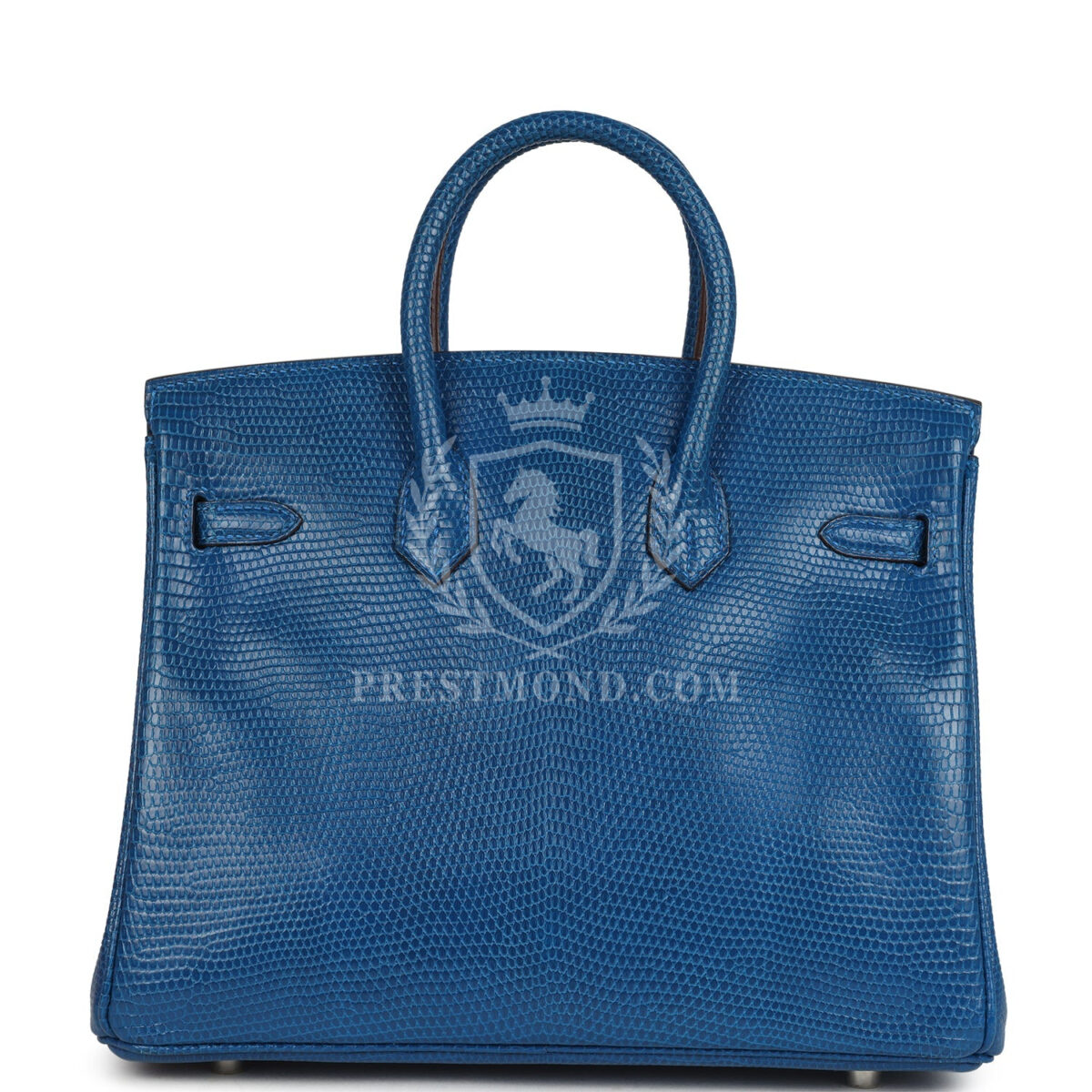 Hermes Birkin 25 Bleu Izmir Varanus Niloticus Lizard PHW — изображение 4