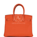 Hermes Birkin 30 Feu Togo GHW