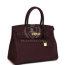 Hermes Birkin 30 Bordeaux Togo GHW
