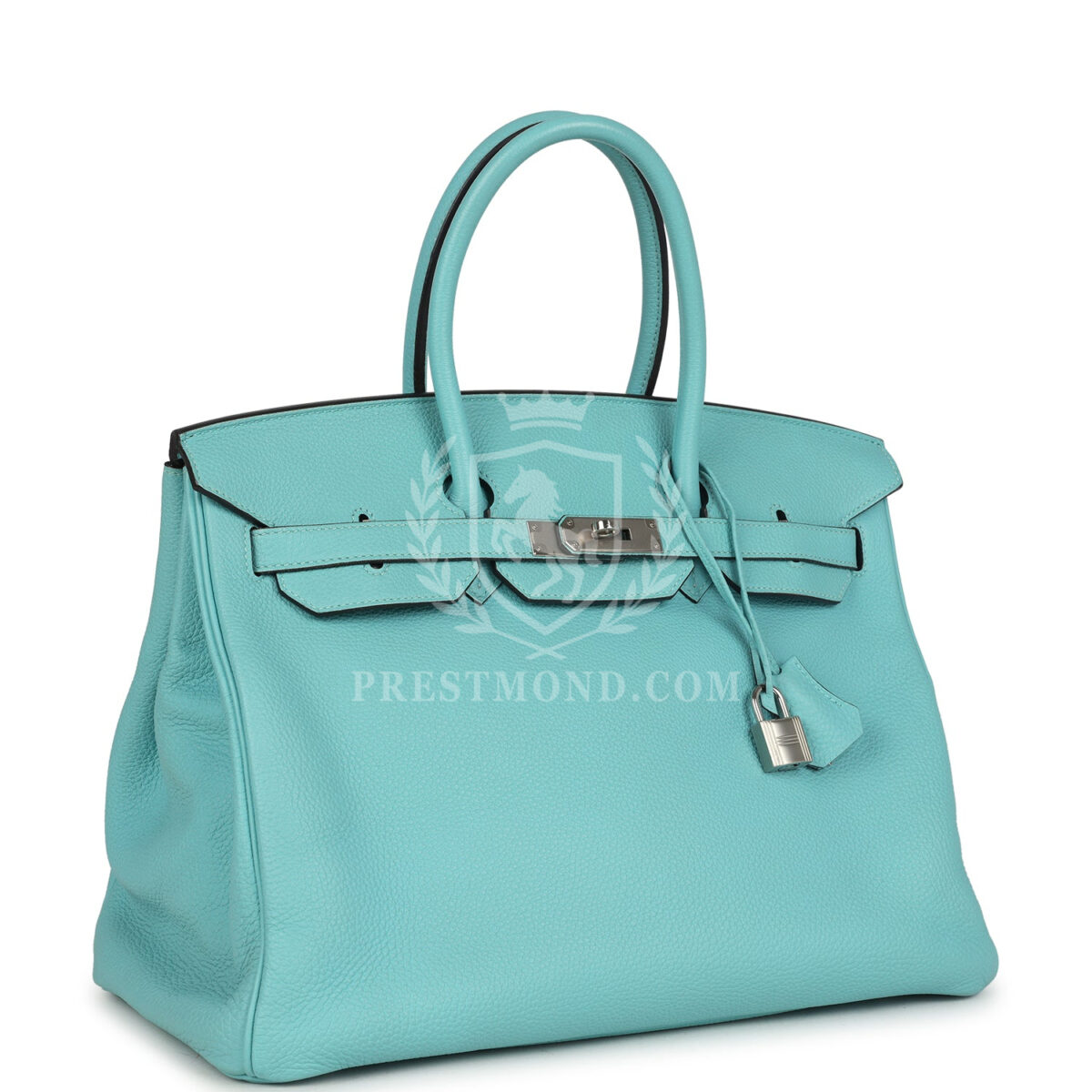 Hermes Birkin 35 Bleu Atoll Togo PHW — изображение 2