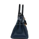Hermes Birkin 25 Tri-color Bleu De Prusse, Bleu Indigo and Black Epsom GHW