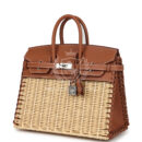 Hermes Picnic Birkin Sellier 25 Gold Swift PHW
