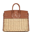 Hermes Picnic Birkin Sellier 25 Gold Swift PHW