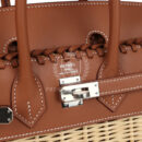 Hermes Picnic Birkin Sellier 25 Gold Swift PHW