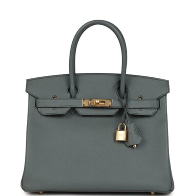Hermes Birkin 30 Vert Amande Epsom GHW