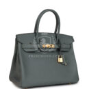 Hermes Birkin 30 Vert Amande Epsom GHW