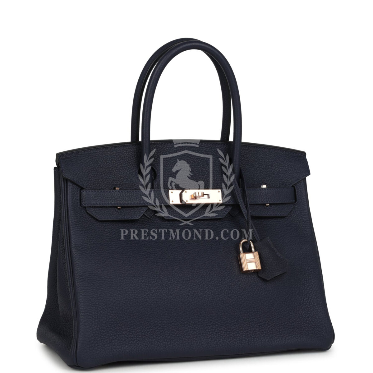 Hermes Birkin 30 Bleu Nuit Togo Rose GHW — изображение 2