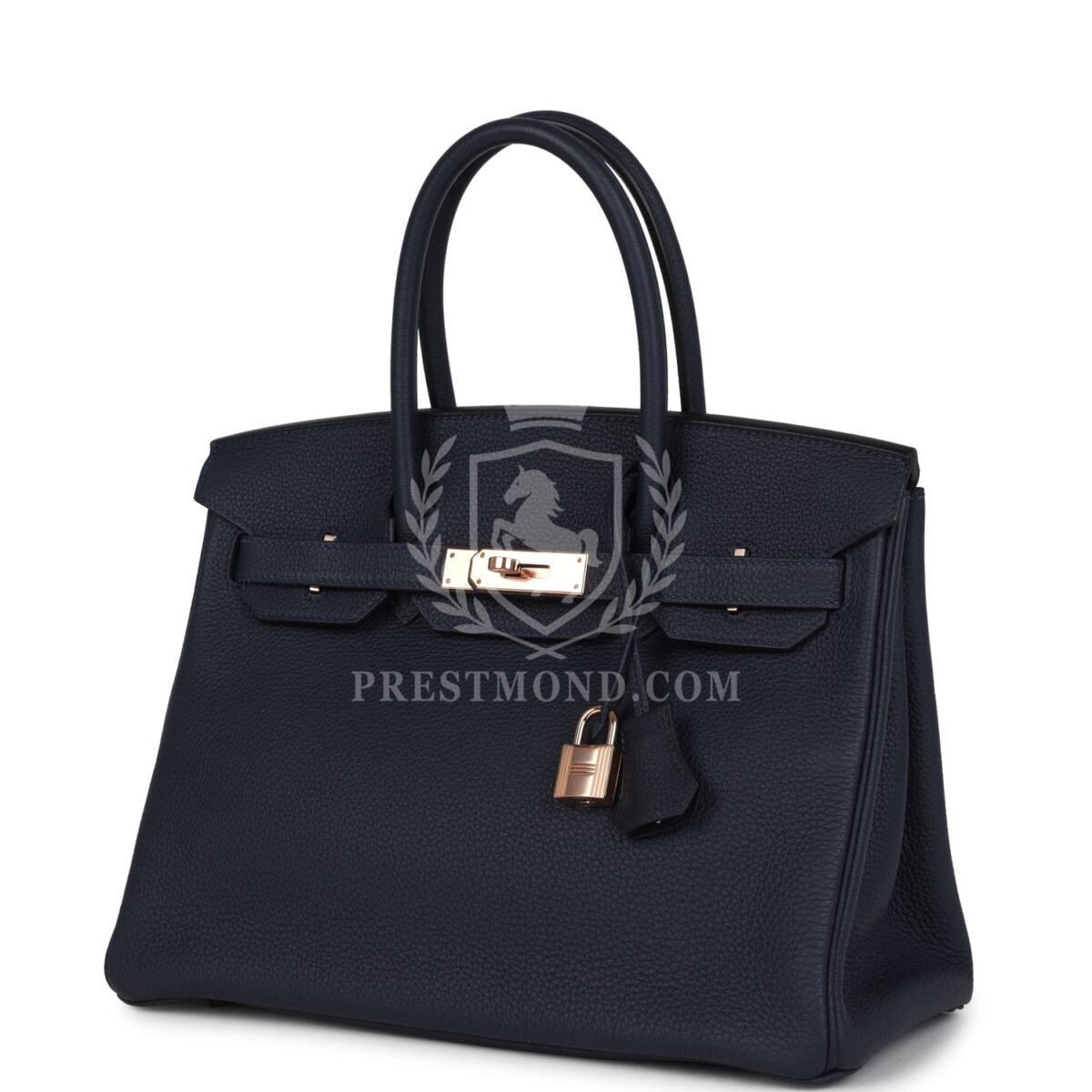 Hermes Birkin 30 Bleu Nuit Togo Rose GHW — изображение 5