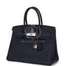Hermes Birkin 30 Bleu Nuit Togo Rose GHW