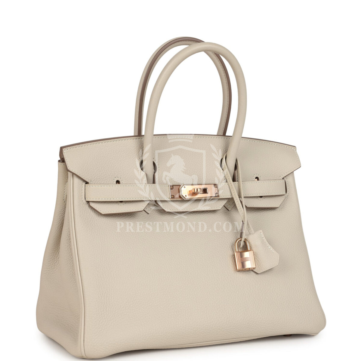 Hermes Birkin 30 Craie Togo Rose GHW — изображение 2