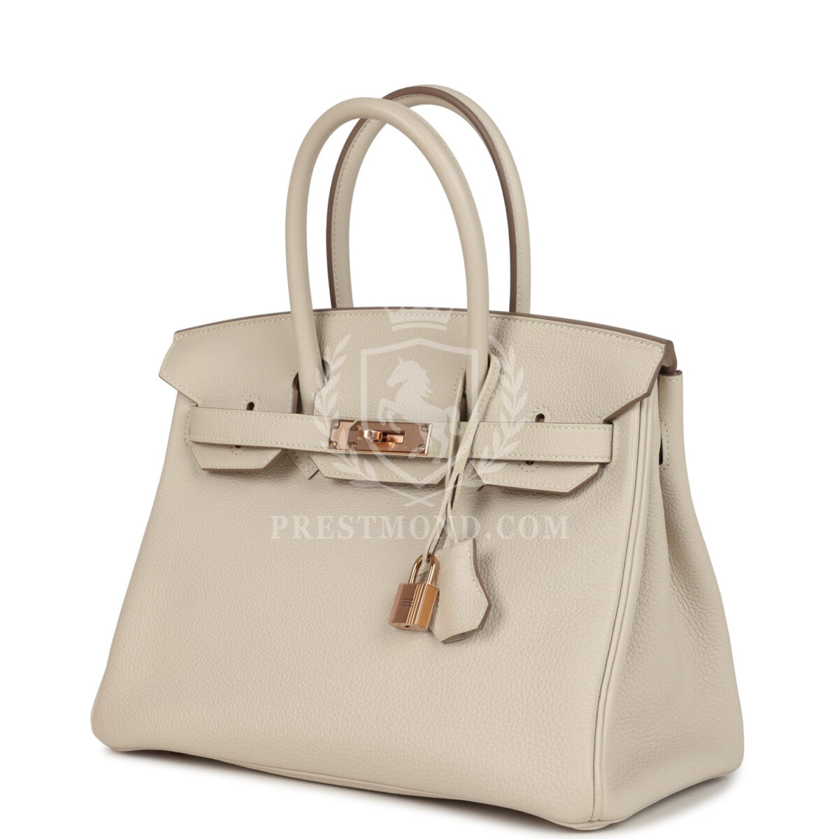 Hermes Birkin 30 Craie Togo Rose GHW — изображение 5