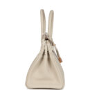 Hermes Birkin 30 Craie Togo Rose GHW