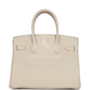Hermes Birkin 30 Craie Togo Rose GHW