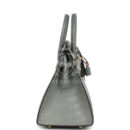 Hermes Birkin Sellier 25 Gris Ciment Matte Alligator GHW