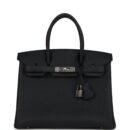 Hermes Birkin 30 Black Togo PHW