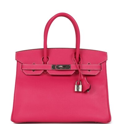 Hermes Birkin 30 Rose Tyrien Epsom PHW