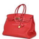 Hermes Birkin 35 Geranium Togo GHW