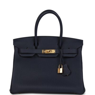 Hermes Birkin 30 Bleu Nuit Togo GHW
