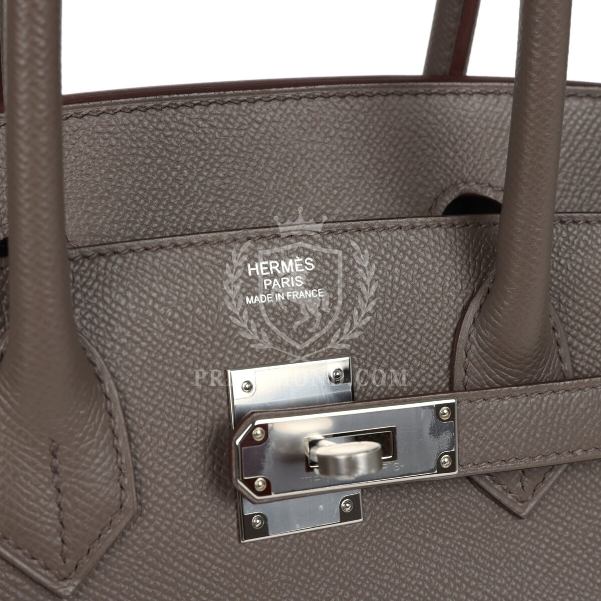 Hermes Birkin Sellier 30 Etain Epsom PHW — изображение 7