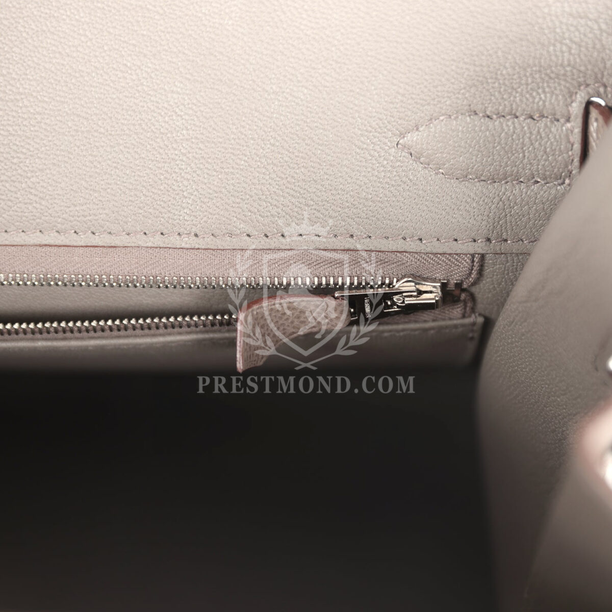 Hermes Birkin Sellier 30 Etain Epsom PHW — изображение 9