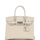 Hermes Birkin 30 Craie Togo PHW
